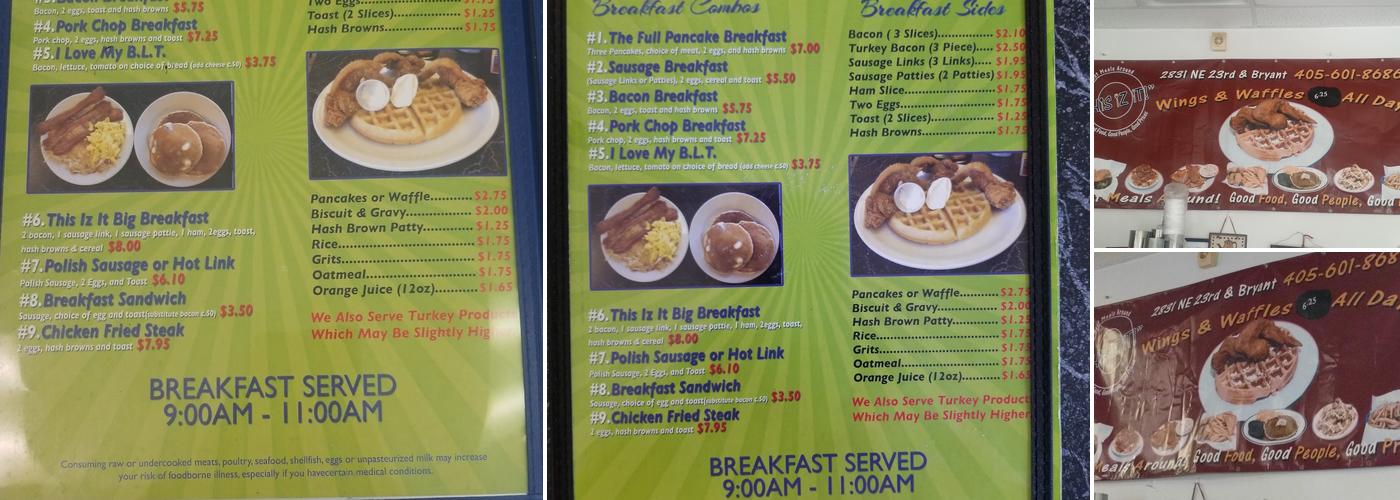 This Iz It Menu