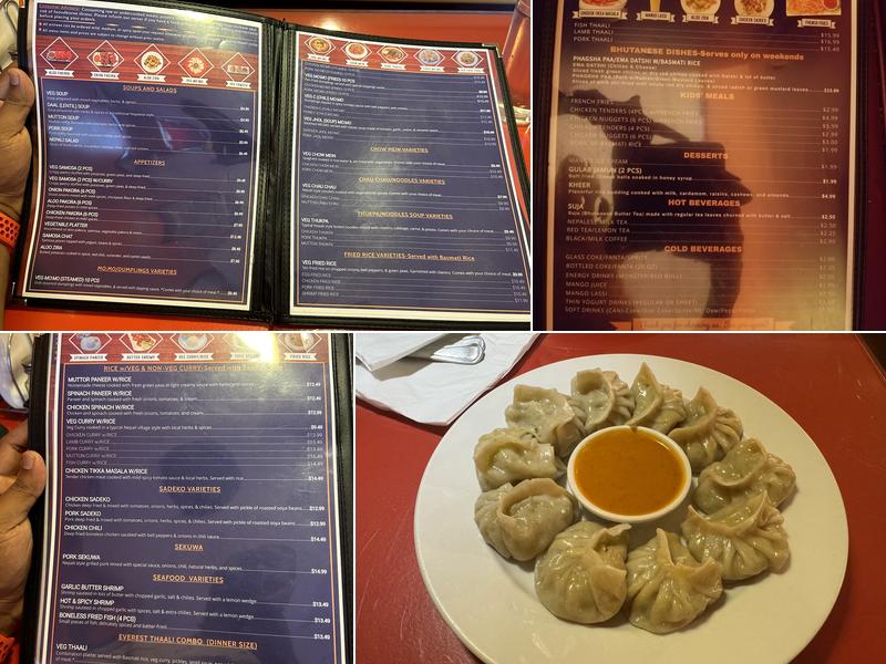 EVEREST KITCHEN Menu