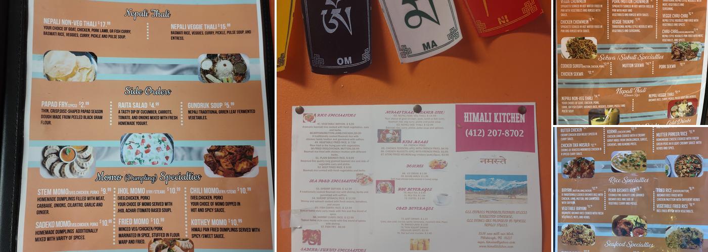HIMALI KITCHEN Menu