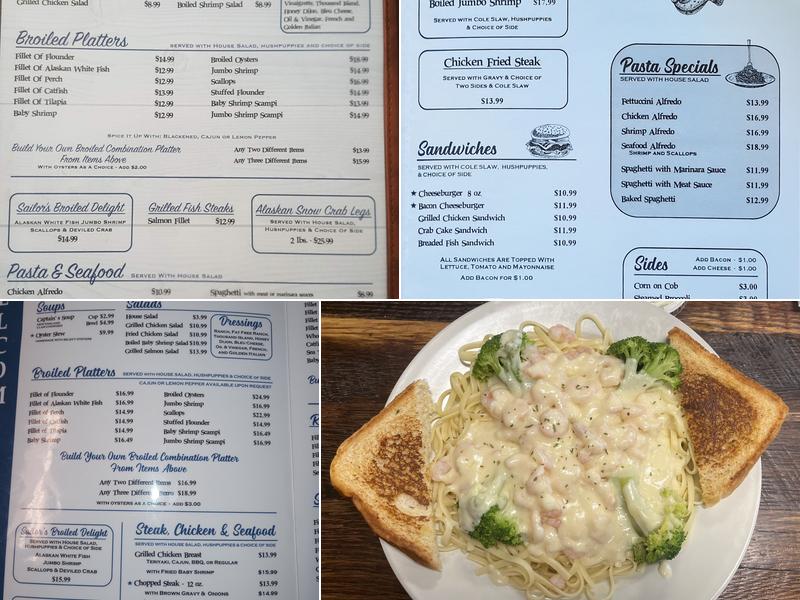 Mayflower Seafood Restaurant Menu