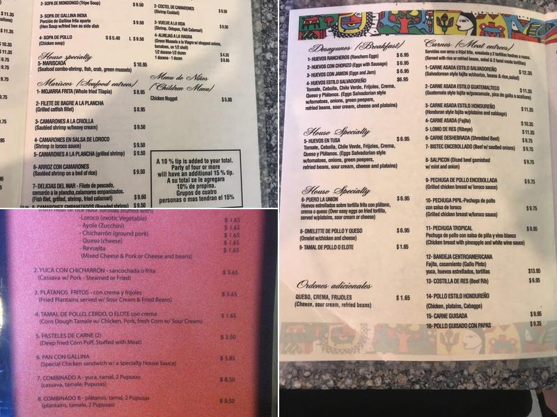 Sabor! Menu