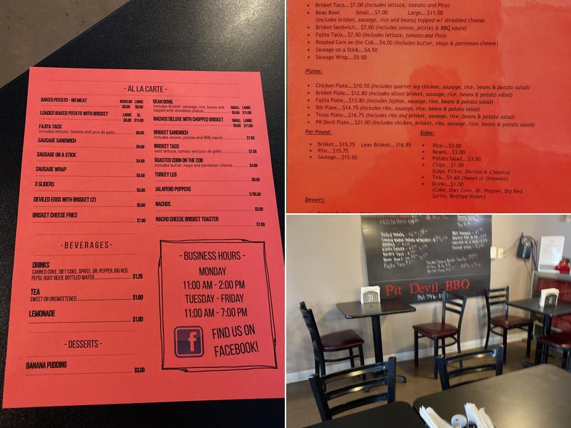 Pit Devil BBQ & Catering Menu