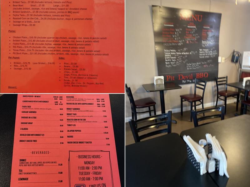 Pit Devil BBQ & Catering Menu