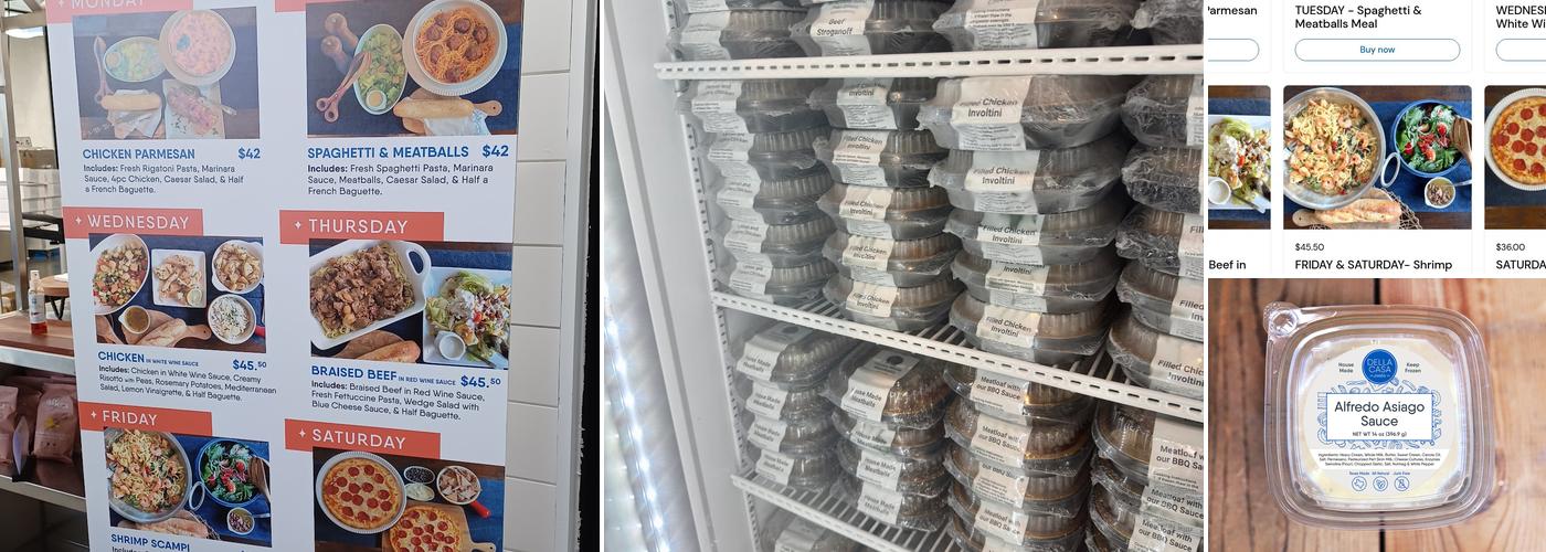 Della Casa Pasta Menu