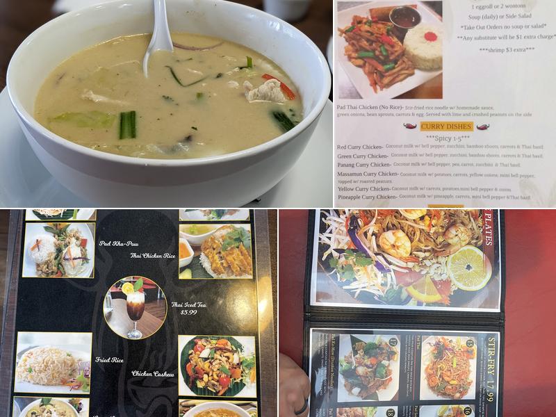 Thai Palm Kitchen Menu
