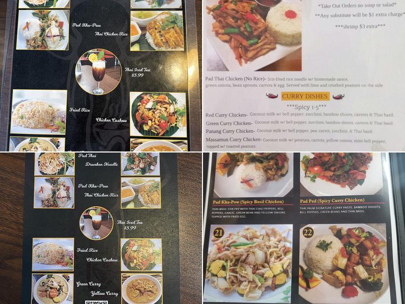 Thai Palm Kitchen Menu