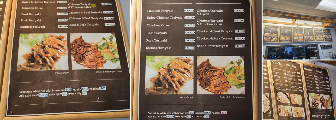 Ashiya Menu