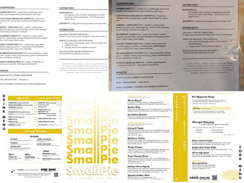 SmallPie Menu
