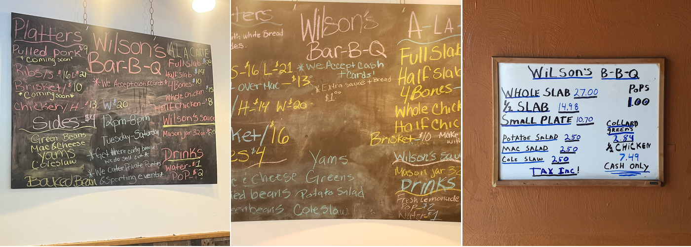 Wilson's BarBQ, Pittsburgh Menu, Reviews (95), Photos (24