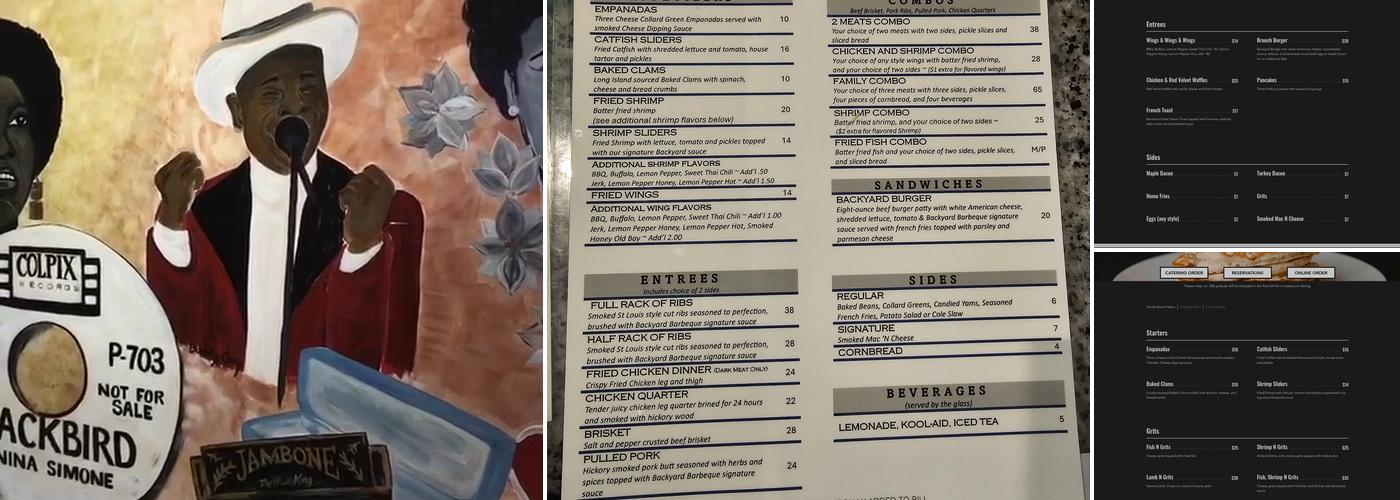 Backyard Barbeque Menu