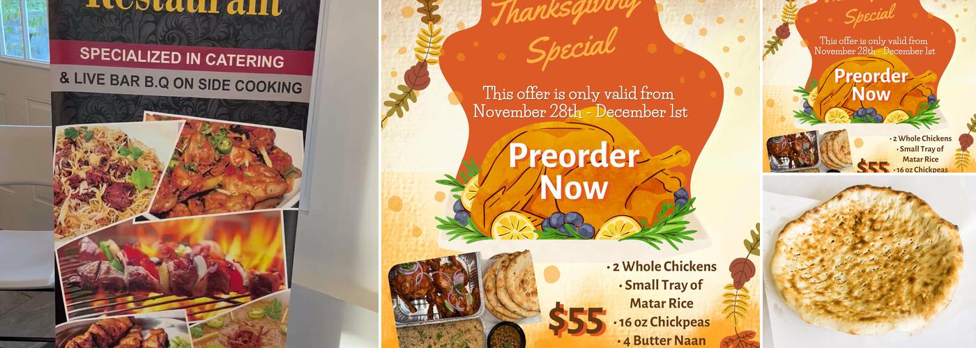 Mughal Oasis Restaurant Menu