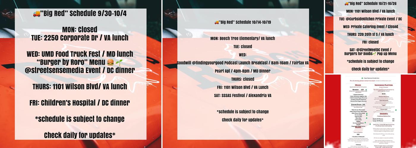 Roro's: Modern Lebanese Menu