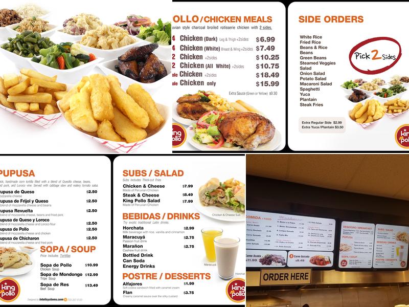 King Pollo of Silver Spring Menu