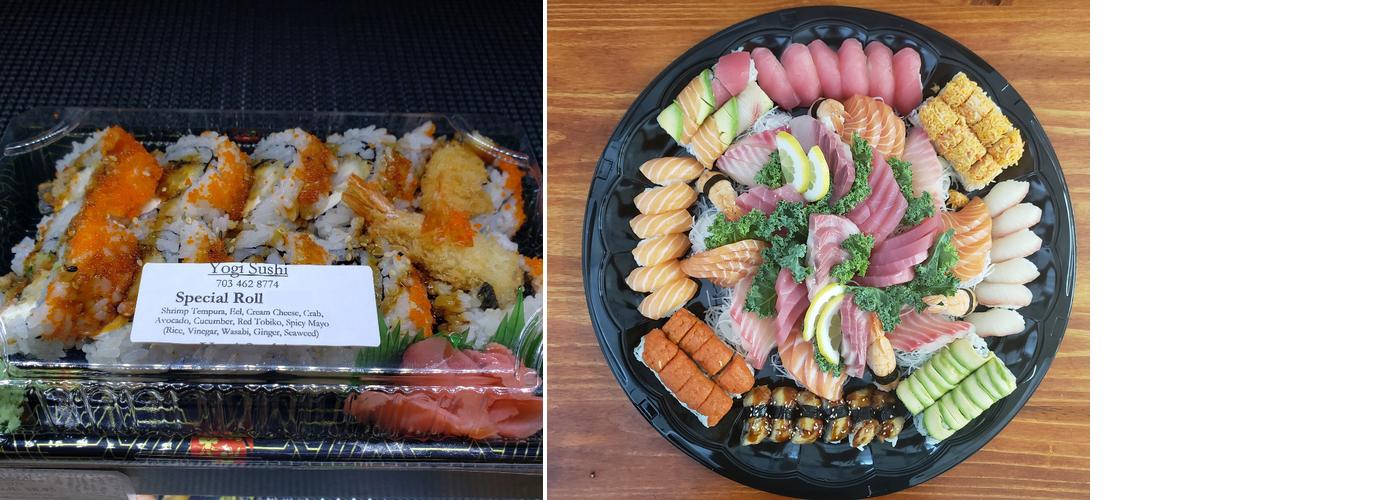 Yogi Sushi Menu