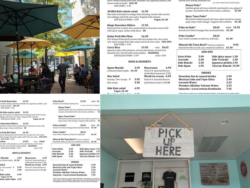 Ohana Island Kitchen Menu