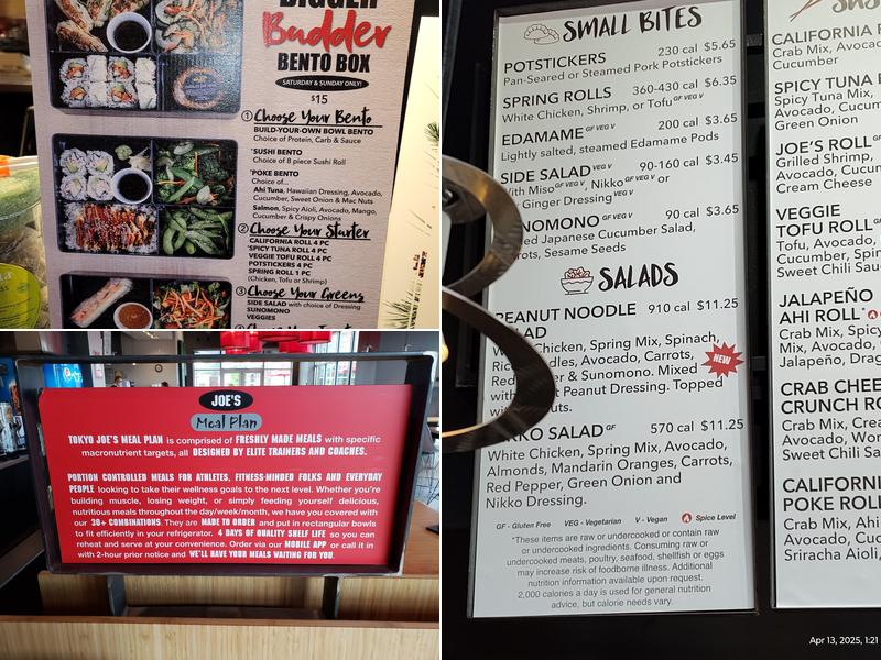 Tokyo Joe's - Wheat Ridge Menu