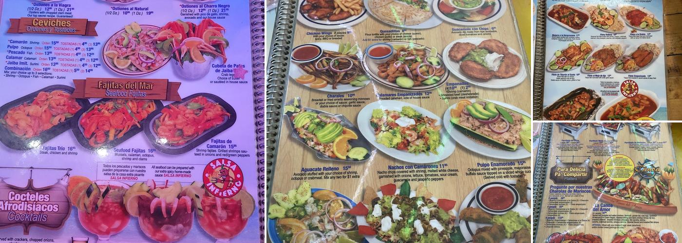 La Canoa Menu
