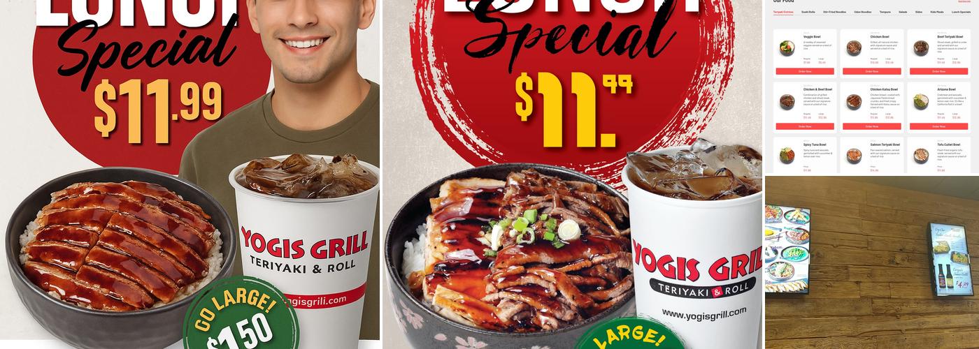 Yogis Grill(Pacific Ave) Menu