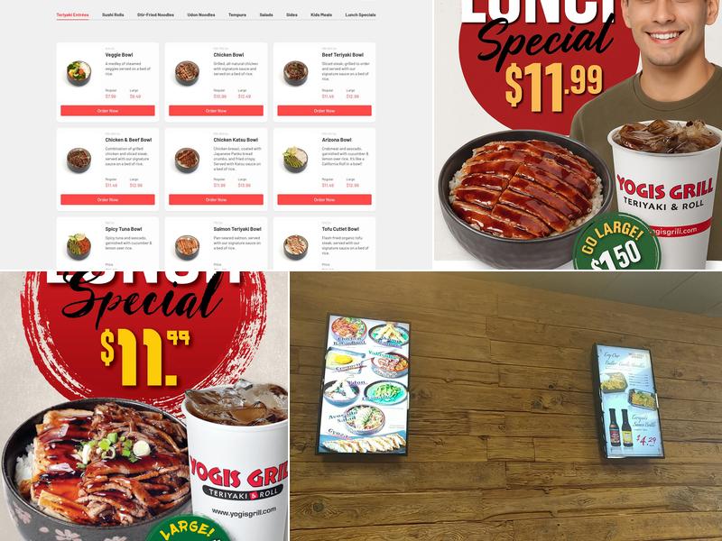 Yogis Grill(Pacific Ave) Menu