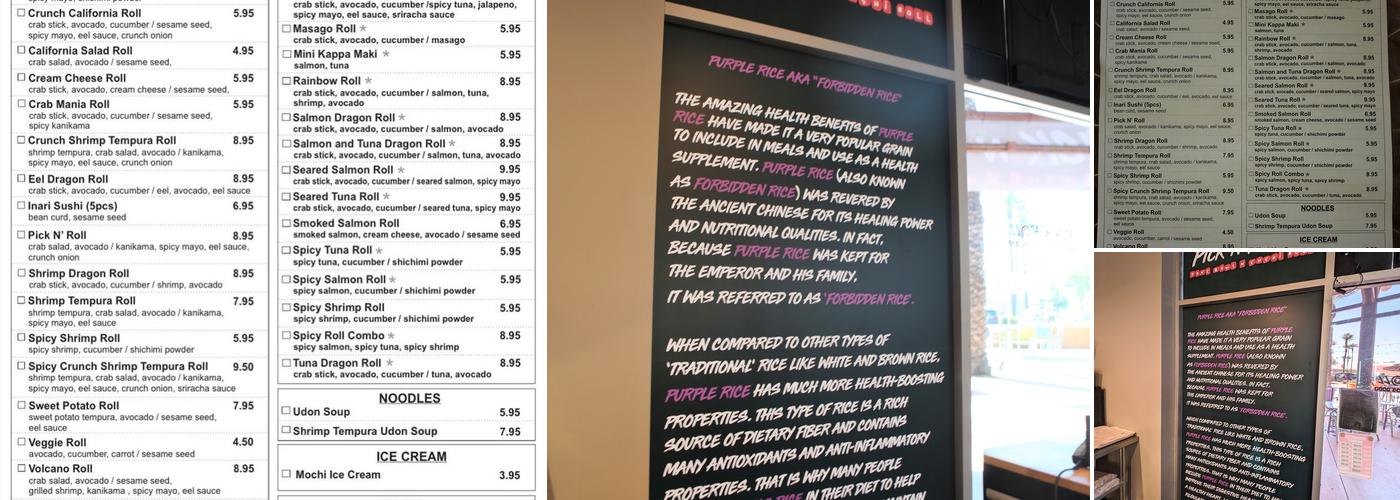 Pick N' Roll Menu