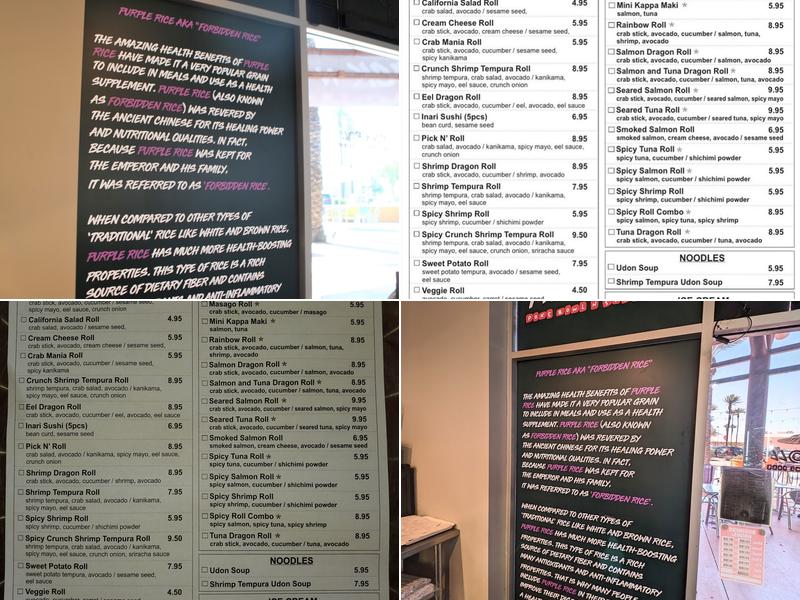 Pick N' Roll Menu