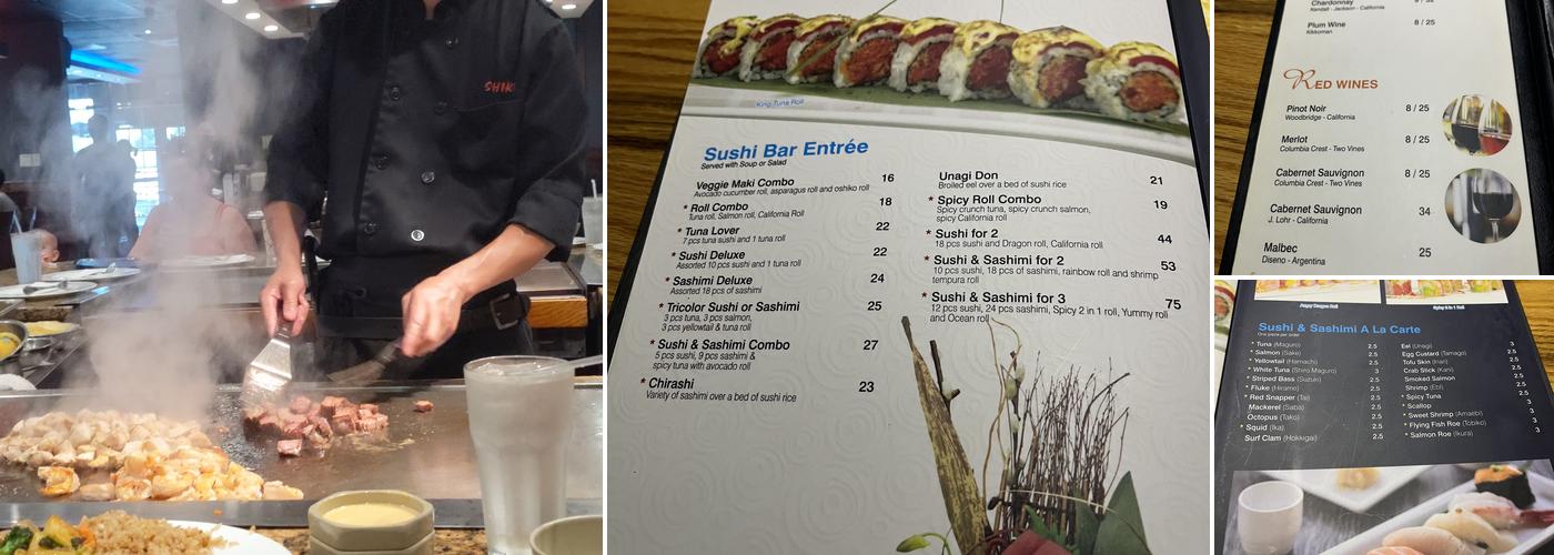 Shiki Hibachi & Sushi Menu
