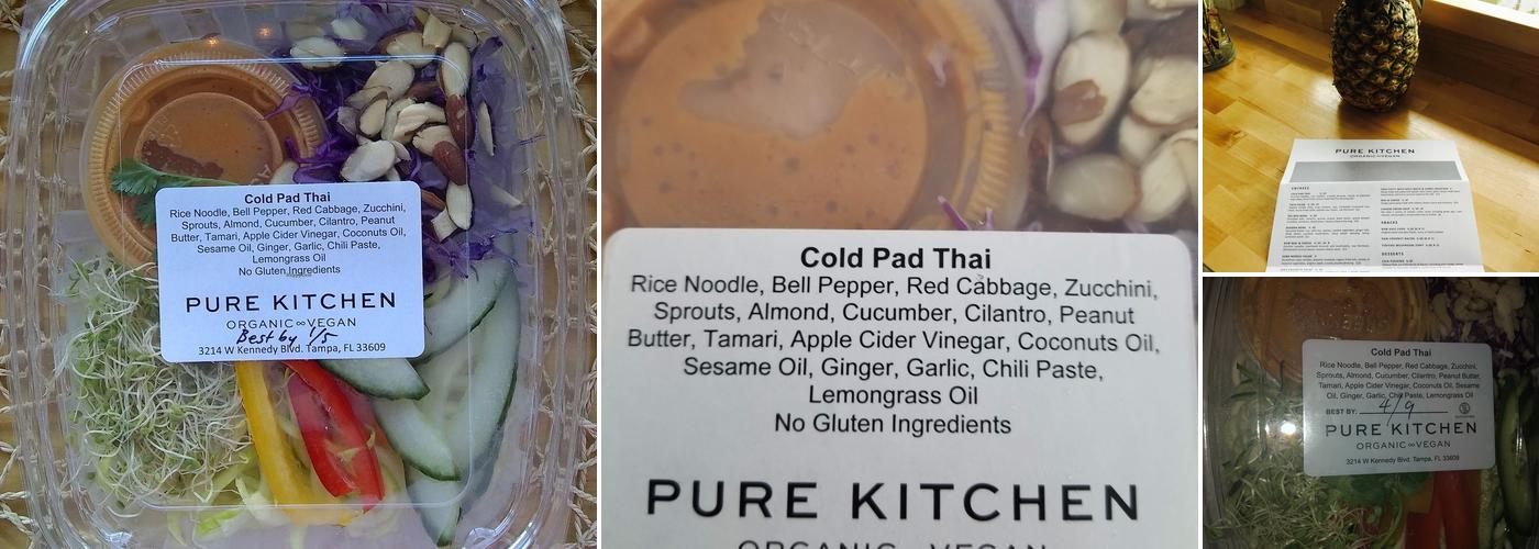 Pure Kitchen Menu