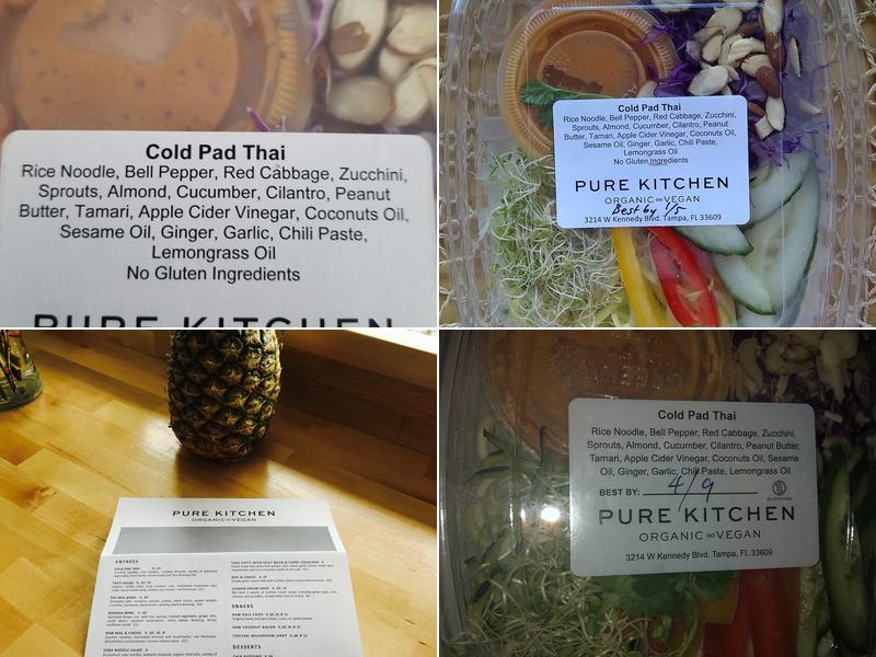 Pure Kitchen Menu