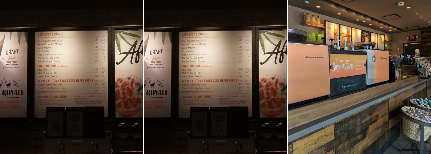Starbucks Menu