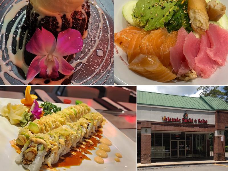 Volcanic Sushi + Sake Hunter's Crossing