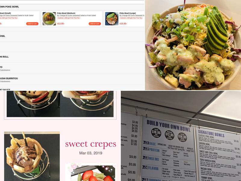 POKE FUSION BOWL Menu