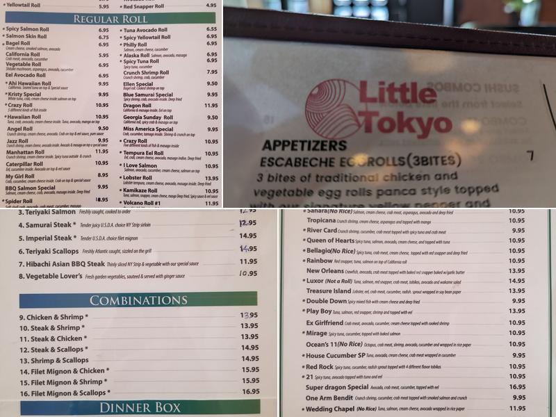 Little Tokyo Sushi & Grill Menu