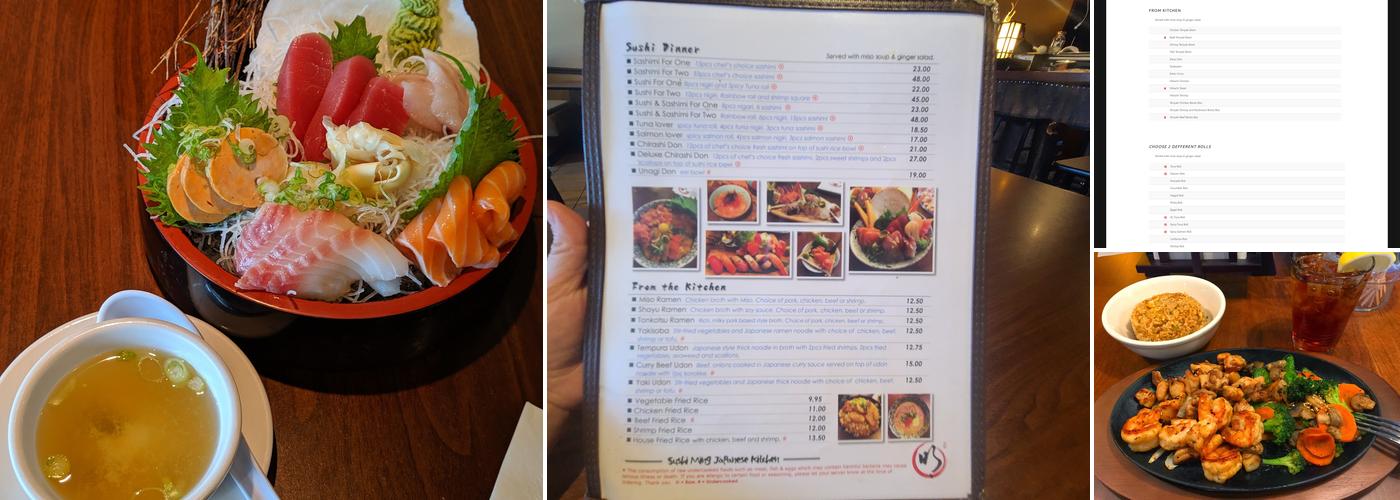 Sushi Ming Japanese Kitchen Menu