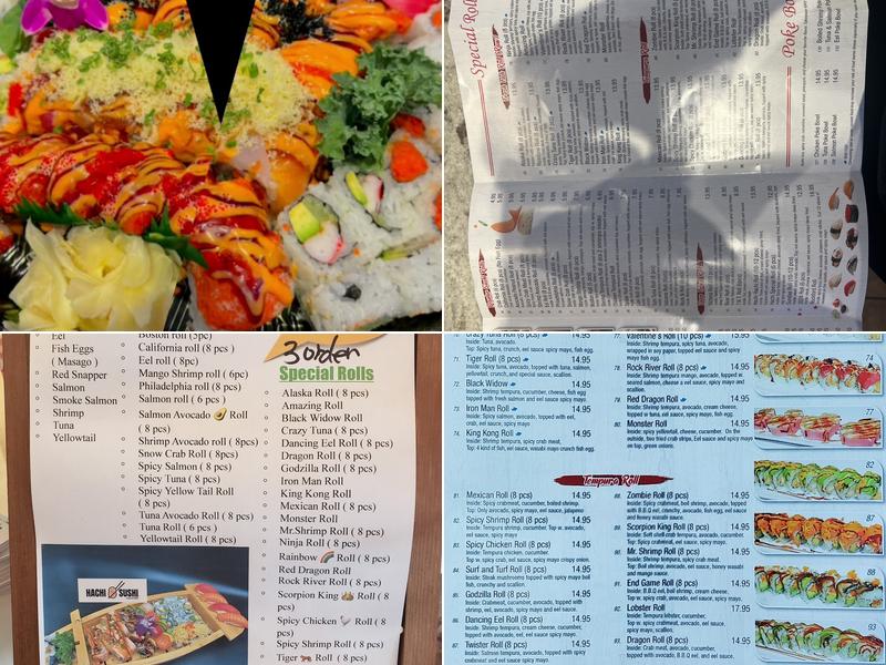 Hachi Sushi & Hibachi & Poké Menu