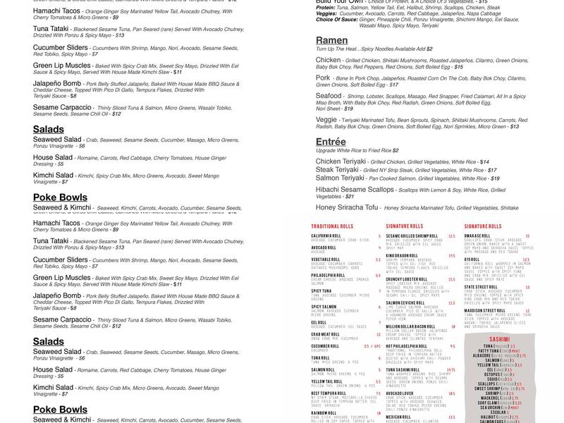 Omakase Menu