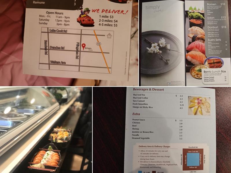 Simply Sushi & Noodles/ Fresh-Healthy and Poke. Menu