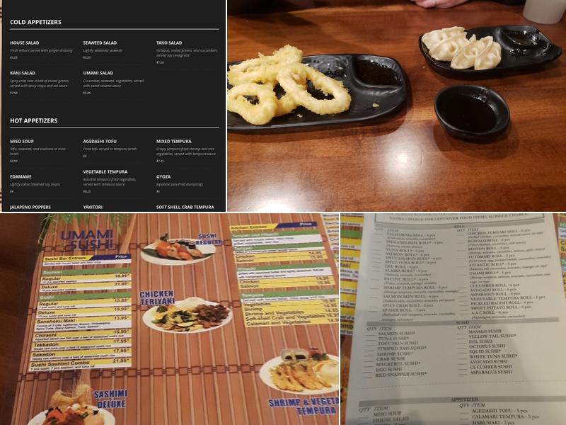 Umami Sushi Menu