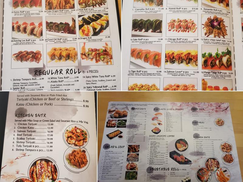 Moki Sushi Menu