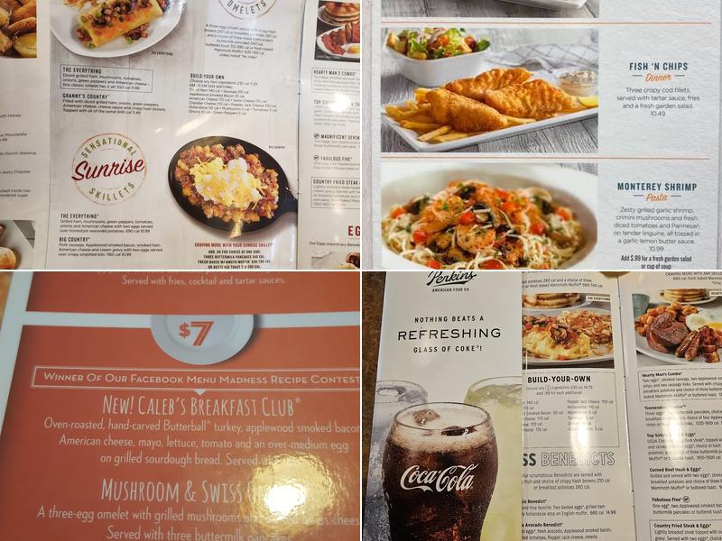 Perkins Restaurant & Bakery Menu
