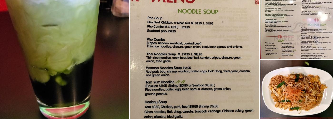 Naree Kitchen Thai & Sushi Menu