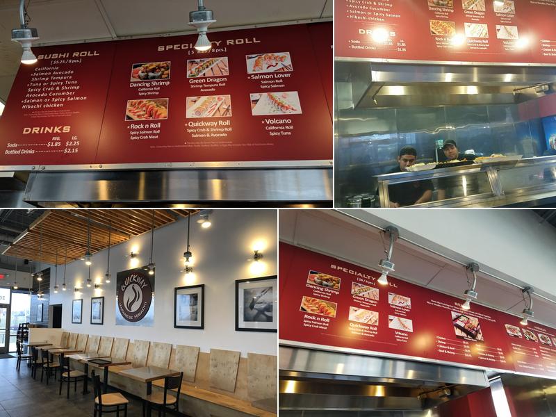 Quickway Japanese Hibachi Menu