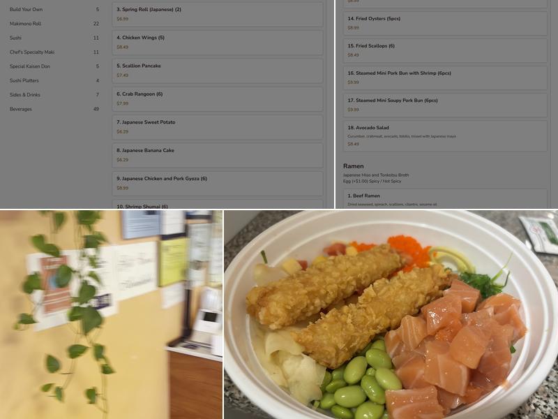 Poké Garden Brookline Menu