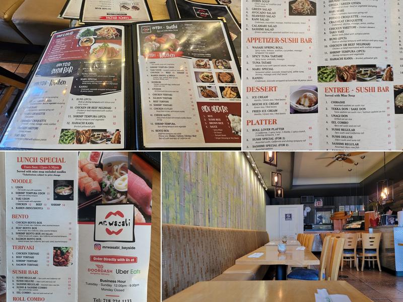 Mr. Wasabi Menu