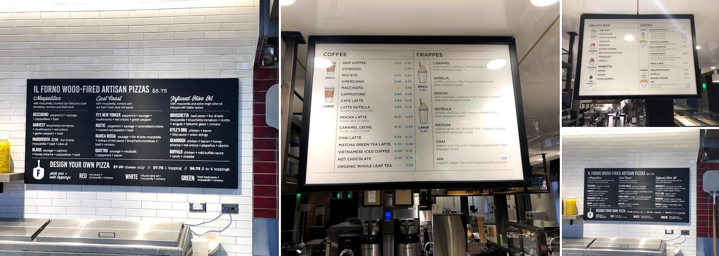 Brodhead Center Menu