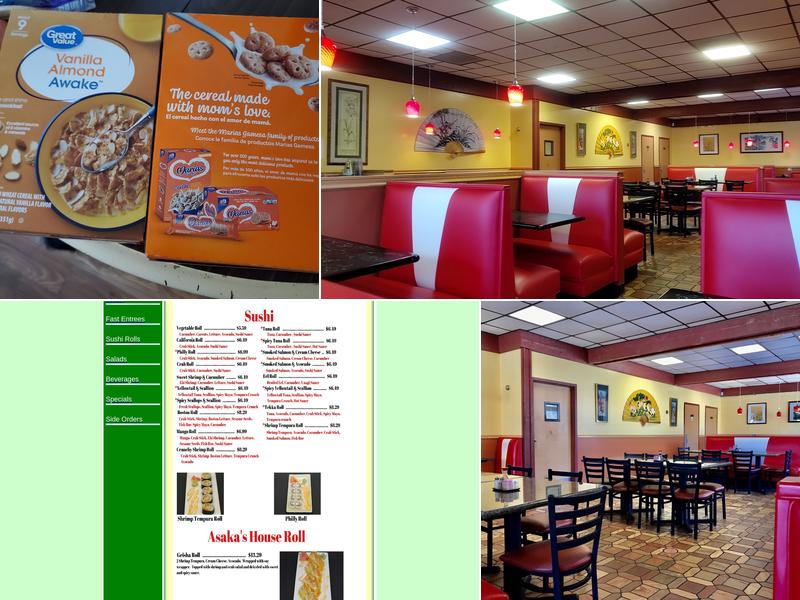 Asaka Japanese Cuisine Menu