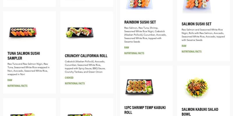 Genji Sushi Menu