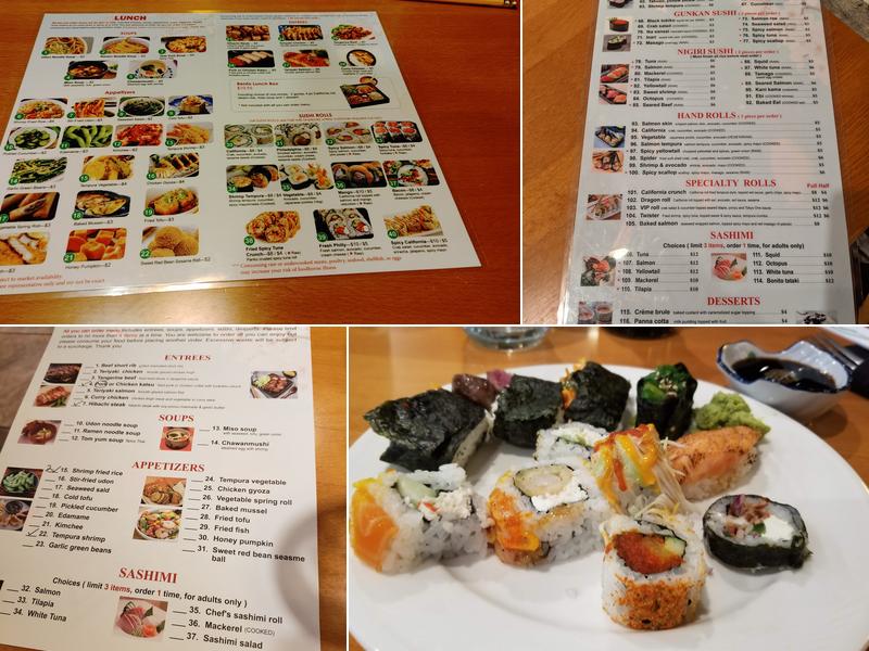 Tokyo One Sushi & Grill Menu