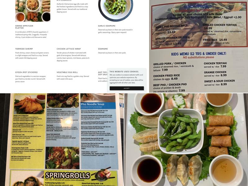 Noodles @ Boba Tea House Menu