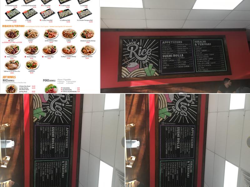 Joy of Tokyo - Augusta Street Menu