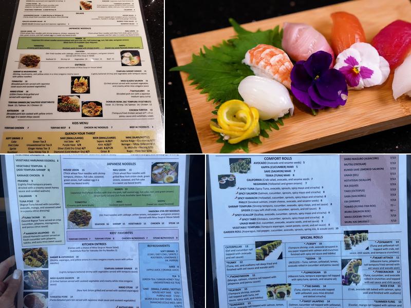 Nikko Sushi and Ramen Menu